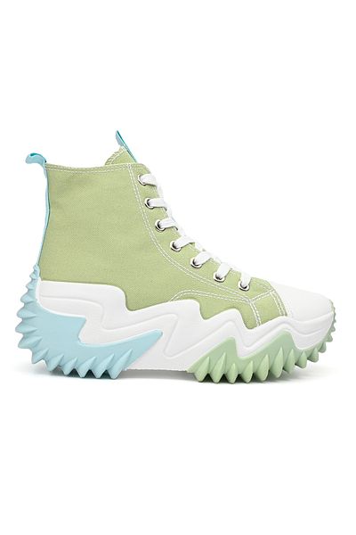 Tmall Tenis inalti de dama, cu talpa flatform, 1269, Verde