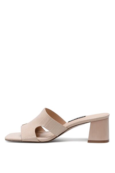Nine West Γυναικείες παντόφλες με τακούνι Serona Beige