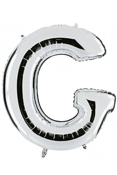 Mia 16Inch Silver Foil Balloon Letter g - 40cm