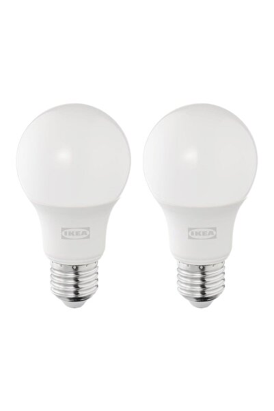 IKEA Solhettaled Ampul E27 Işık Rengi Sıcak Beyaz (2700 KELVİN) 470 Lm 2 Adet 50591482