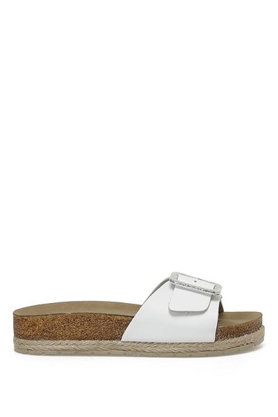 Nine West Kryona White Women's Flat Slippers