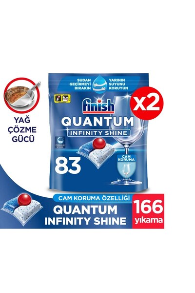 Fairy Infinity Shine 166 Kapsül Bulaşık Makinesi Deterjanı Tableti (83x2)