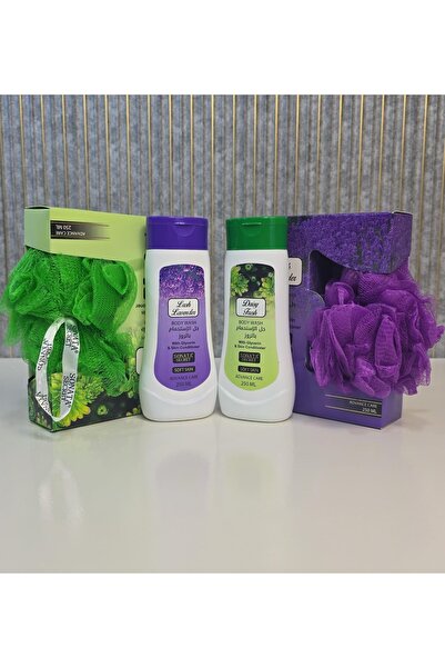 SONATA مجموعة جل استحمام اللافندر والديزي فريش – 2×250 مل للانتعاش الدائم وال...