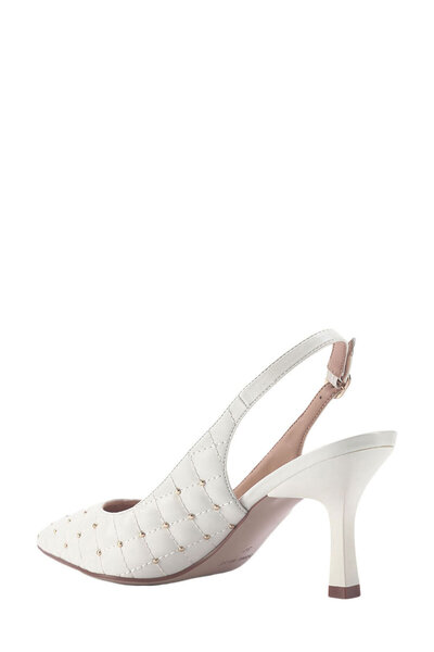 Nine West N110628 Shoes White Women's Heels