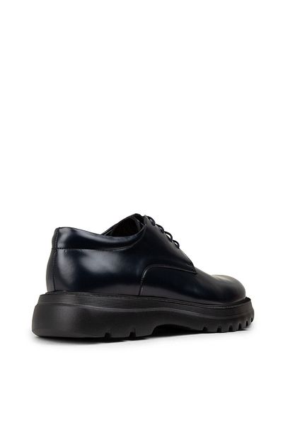 Deery Men's Navy Blue Genuine Leather Casual Shoes