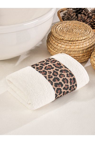 PHILIPPUS Πετσέτα χεριών & προσώπου Leopard 100% Cotton 50*90