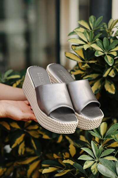 Madam Tarz Efsun-05 Thick Soled Slippers