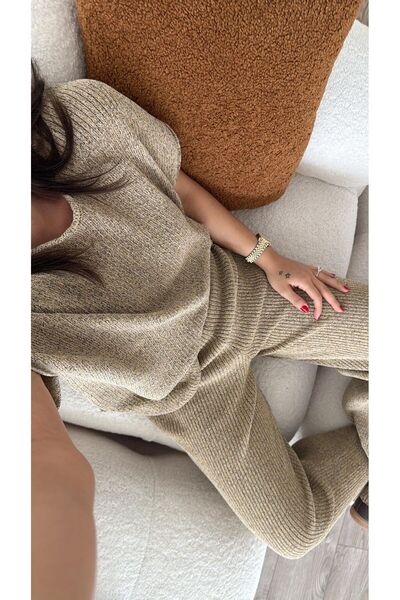 Moda İn Love بدلة تريكو بلوز