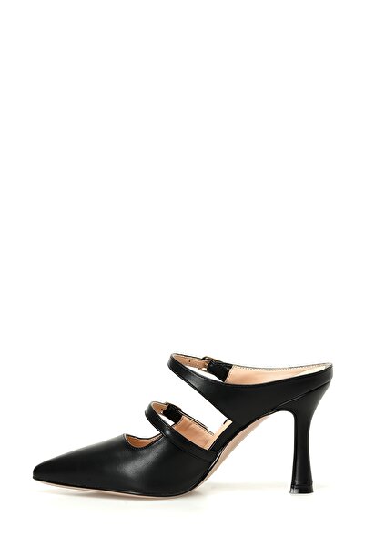 Nine West Trelvox Siyah Kadın Topuklu Terlik