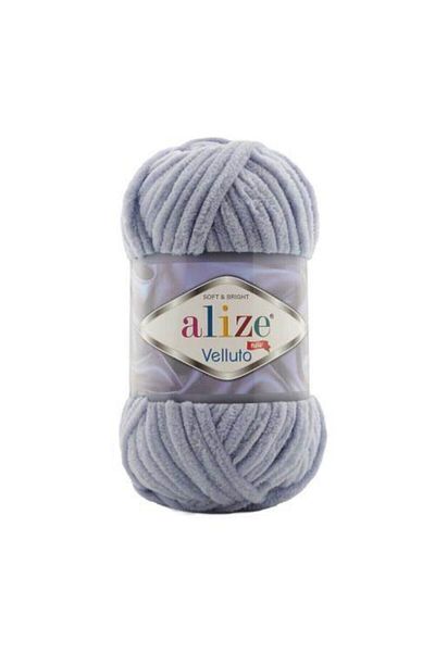 Alize Velluto Velvet Σχοινί 100 Γρ. 1 Τεμάχιο 87 Σκούρο Γκρι