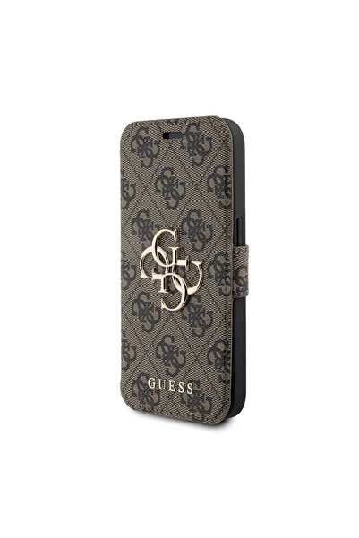 Guess Θήκη iPhone 15 Pro, Βιβλίο, Guess - Καφέ