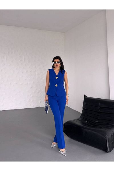 NILOO New Season Women's Two Button Vest Suit