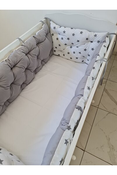 yasetex tasarım 60 X 120 - Baby Crib Edge Protection Set - 40 cm Height, Washable