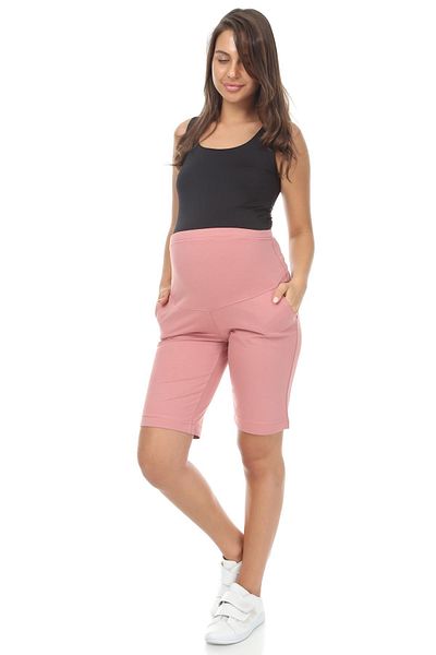 LİYACA PANTALONI SCURT DE MATERNITATE OVERSIZE CU BANDA PE BURTĂ
