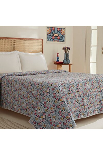 Karaca Sarah Anderson Pablo Double Bed Cover Blue