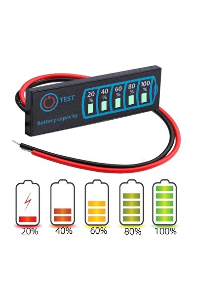 CNL 5-30v Pil Kapasite Göstergesi 2s / 8s Li-ion Lifepo4 Kurşun Asit Batarya ...