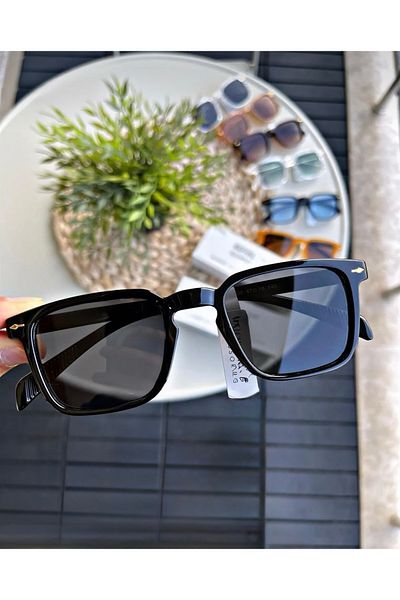 Roger Bacon Set of Two Vintage Black-Transparent Sunglasses Men's Sunglasses Women's Sunglasses