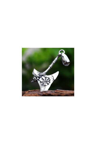 FG KONNİCHİWA %100 ÇELİK KOLYE GOTİK İSKANDİAV HAÇ VİKİNG TARZI GOTHIC KOLYE ...