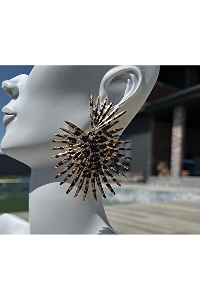 Purplefly Jewels أقراط نسائية مستوردة بنمط الفهد موديل VIP