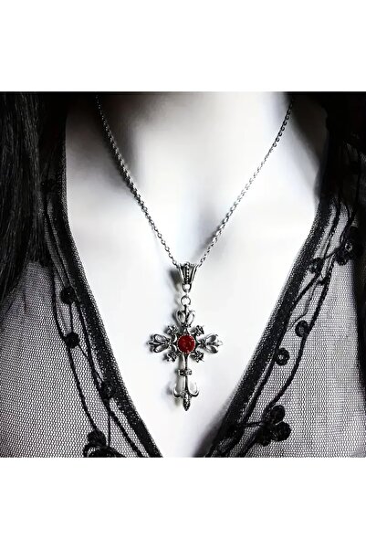 FG KONNİCHİWA %100 ÇELİK KOLYE GOTİK İSKANDİAV HAÇ VİKİNG TARZI GOTHIC KOLYE PASLANMAZ RENK ATMAZ