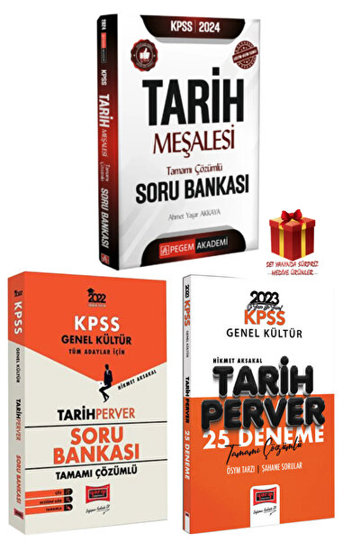 Pegem Akademi Yayıncılık 2024 Pegem Kpss Tarih Soru Bankası Yargı Tarihperver...