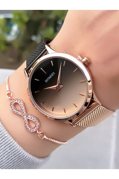 Homies Steel Women Wrist Watch Guaranteed 3 Atm Waterproofness Wristband Gift Hmsf754