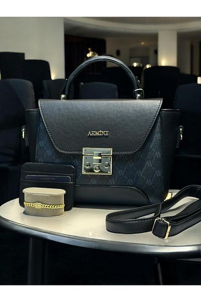 Armine Hand and Arm Bag Shoulder Bag with Card Holder and Bracelet Gift