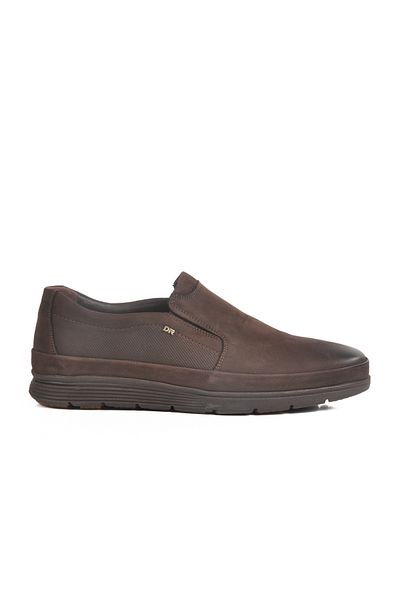AYAKMOD Ανδρικά παπούτσια casual καφέ Nubuck από γνήσιο δέρμα 2Y8771-F305 M