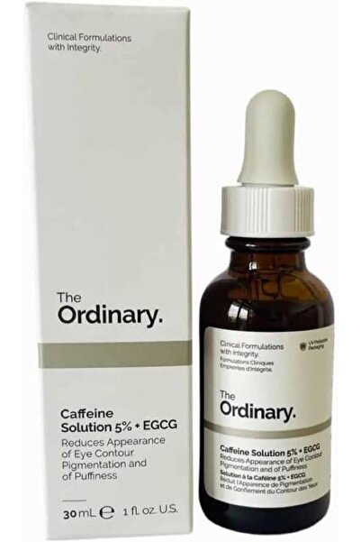 The Ordinary [عبوة من قطعتين] محلول الكافيين العادي 5% + EGCG (30 مل): يقلل م...