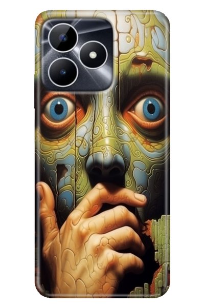 EGSTECH Realme Note 50 4g Case Colorful Fixx Cover Silicone Illusion