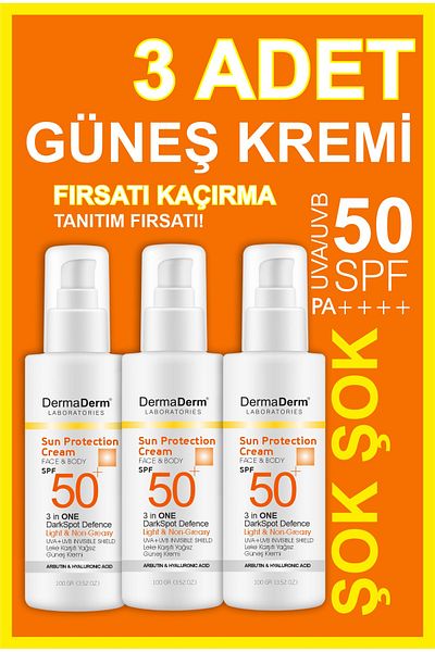 DermaDerm SPF50+ Blemish Sunscreen - 100Ml, 3 Anti-Blemish