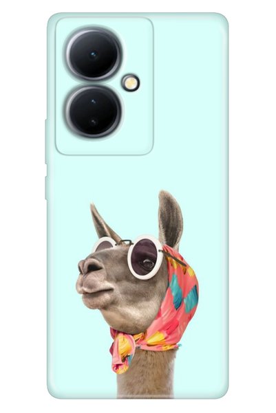 casetube جراب Vivo V29 Lite 5G من السيليكون المنقوش غطاء الحملة الجمل