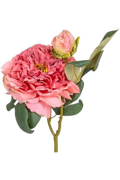 STOREMAX MU-ARTSHOP Τεχνητό Τριαντάφυλλο Σκούρο Ροζ με Μπουμπούκια 50 εκ. tnca 871301