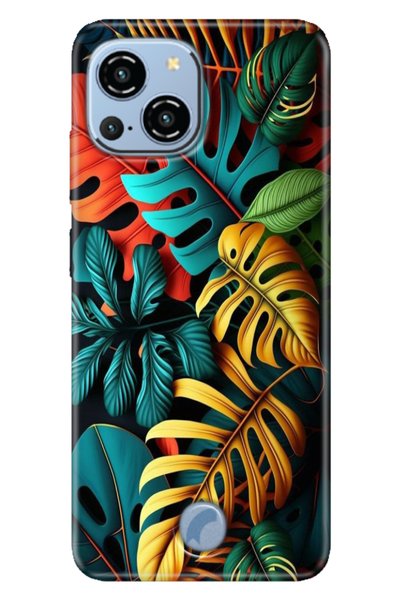 casetube غطاء حماية منقوش لهاتف Reeder S23 Pro Max مطبوع عليه غابة ملونة بالأ...