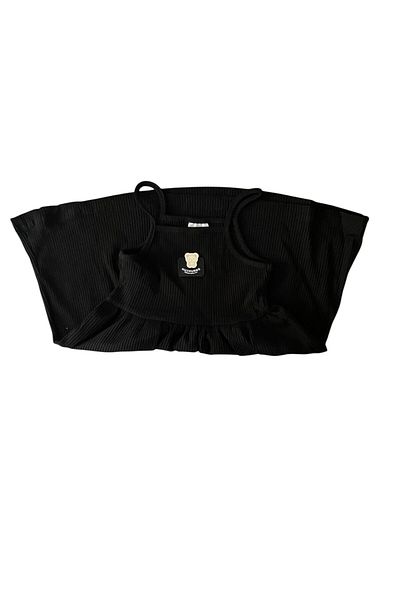 BY-GRİ By-Grey Girl's Dress with Bear Accessories