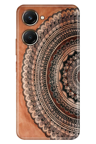 EGSTECH جراب Vivo Y18 من السيليكون المنقوش لهاتف Vivo Y18 Cover Matte Max