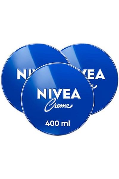 NIVEA All-Purpose Moisturizer for Face, Body and Hands, Pack of 3 × 400 ml