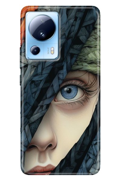 casetube حافظة هاتف Xiaomi Mi 13 Lite منقوشة بتصميم Mi 13 Lite من السيليكون