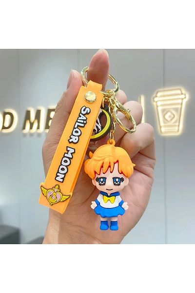 FG KONNİCHİWA Japanese Anime Sailor Moon Keychain Cute Car Keychain Bag Ornaments Holiday Gifts