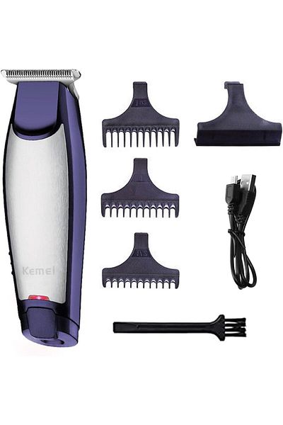 Kemei Self-Cutting Hair Clipper for Men by Kemei, Waterproof, Cordless, Rechargeable with Stainless Steel