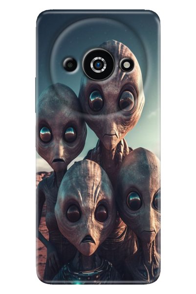 casetube جراب Xiaomi Poco C61 بتصميم مطبوع من السيليكون Ufo