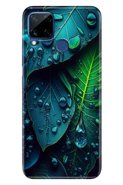 Realme C15 Sheath Patterned Silicone Color TPU UV Phuket