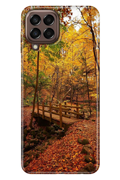 casetube Samsung Galaxy M33 Kılıf Baskılı Esnek Silikon Kapak Kasımda Aşk