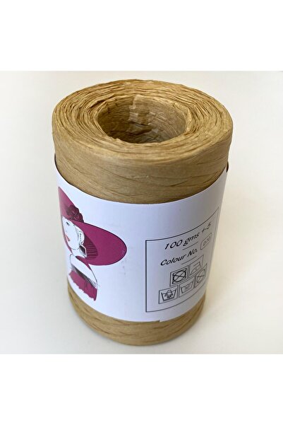 yumakça Nas Yumuşak Doğal Rafya-raffia Iplik 100 gr | Çanta Ve Supla Ipliği D70
