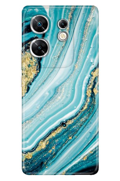 casetube حافظة INFINIX Zero 30 4G مصنوعة من السيليكون المطبوع بنمط ملون وحجر ...