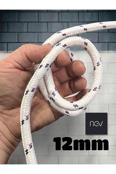 NevAvm Silk Rope, Iskota Rope, Sailor Rope, Swing Rope - (12mm 10 Meters)