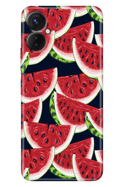 casetube Tecno Camon 19 Neo Case (Ch6I) Compatible Patterned Silicone Watermelon