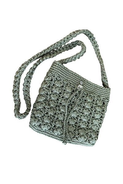 Online Polyester Macrame Rope Hand Knitted Shoulder Bag