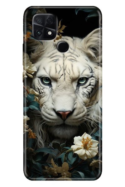 EGSTECH Poco C40 Case Colorful Themed Patterned Tpu Silicone Lion