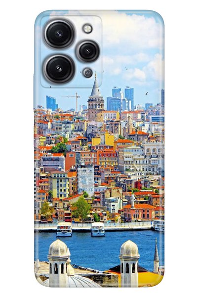 EGSTECH حافظة هاتف Xiaomi Redmi 12 مصنوعة من السيليكون المطبوع بنمط ملون بالأ...